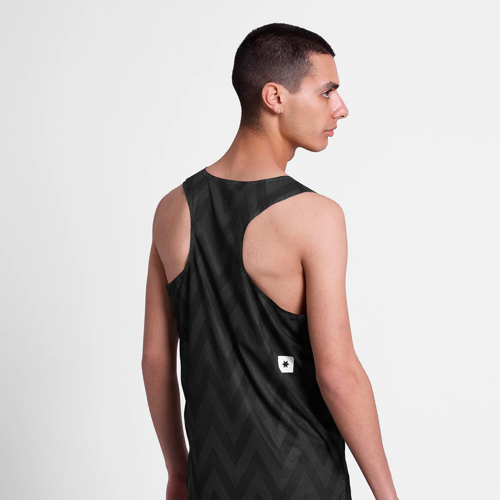 SAYSKY - SAYSKY Men's Zig Zag Flow Air Singlet - Cam2 