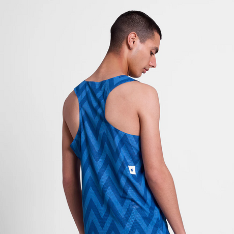 SAYSKY - SAYSKY Men's Zig Zag Flow Air Singlet - Cam2 