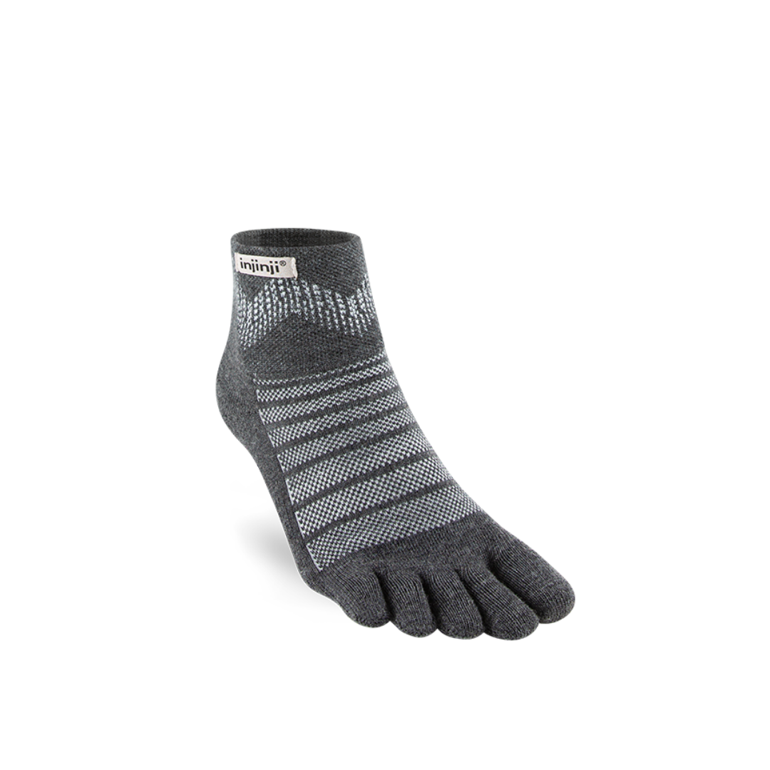 injinji Unisex's Outdoor Midweight Mini-Crew Socks (223630)