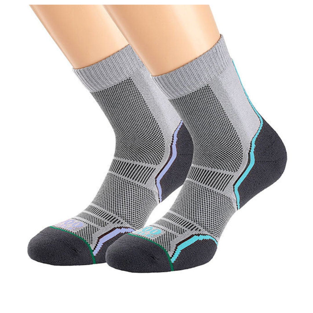 1000 Mile Women's Trail 21 Single Layer Socks Twin Pack 