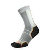1000 Mile Men's Trek Socks Repreve 2-Pack (Black Orange/Green) - Cam2