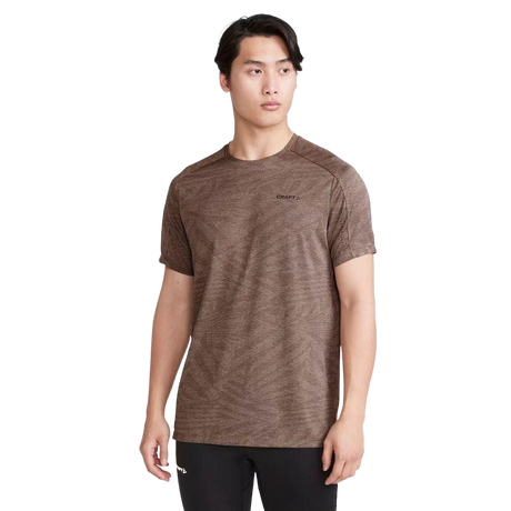 Craft Men's Adv Hit SS Structure Tee (Dk Clay) - Cam2