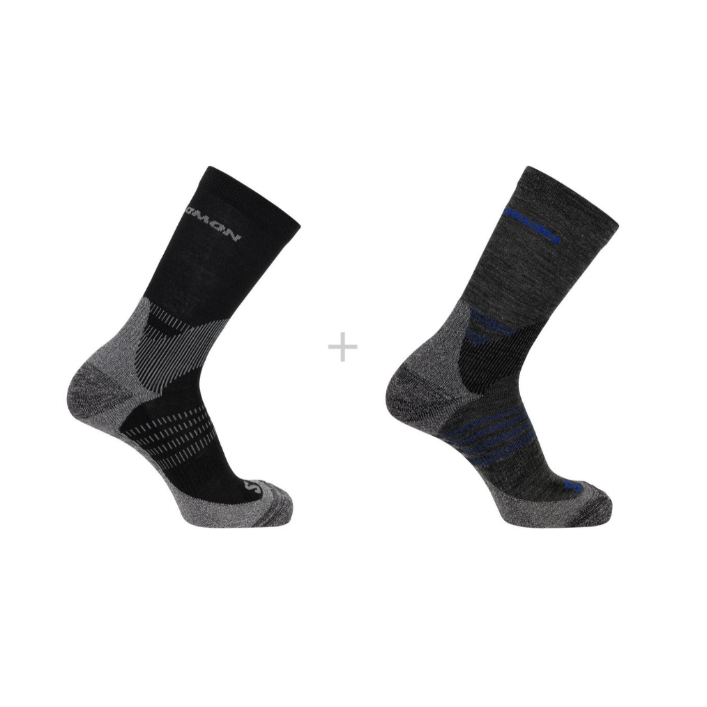 Salomon - Salomon Unisex's X Ultra Access Crew 2-Pack Socks (LC2083200) - Cam2 