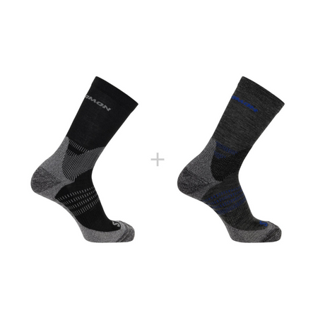 Salomon - Salomon Unisex's X Ultra Access Crew 2-Pack Socks (LC2083200) - Cam2 