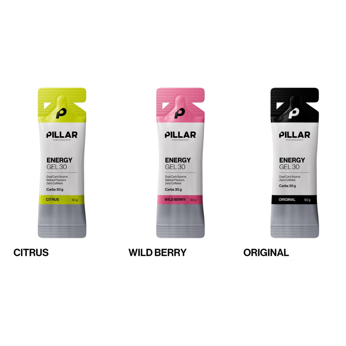 Pillar Energy Gel 30 (Variety Pack)