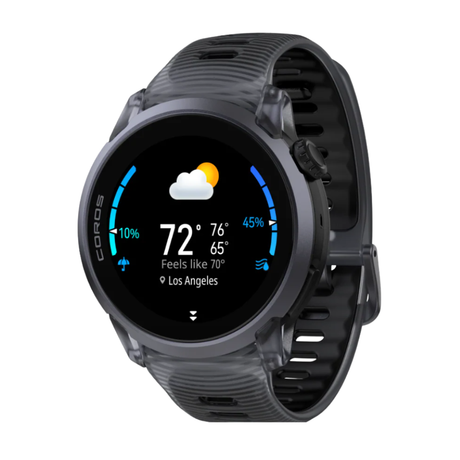 Coros - Coros Pace 4 Multisport Watch (Black Crystal Silicon Band) - Cam2 