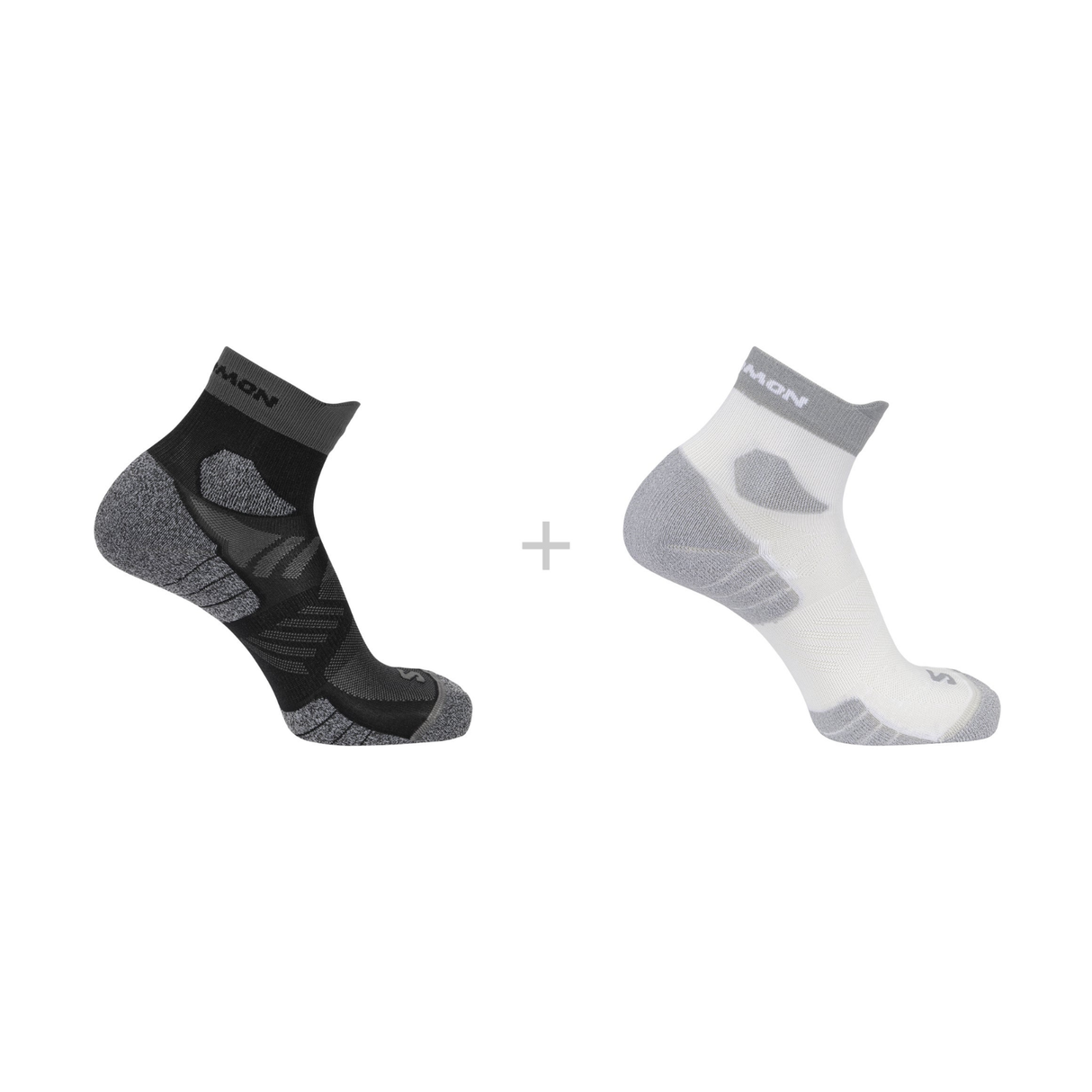 Salomon Unisex's Aero Ankle 2-Pack Socks（LC2627000）