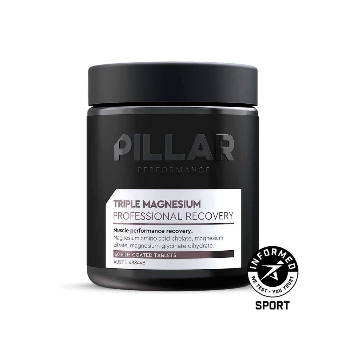 Pillar Triple Magnesium Professional Recovery Tablet