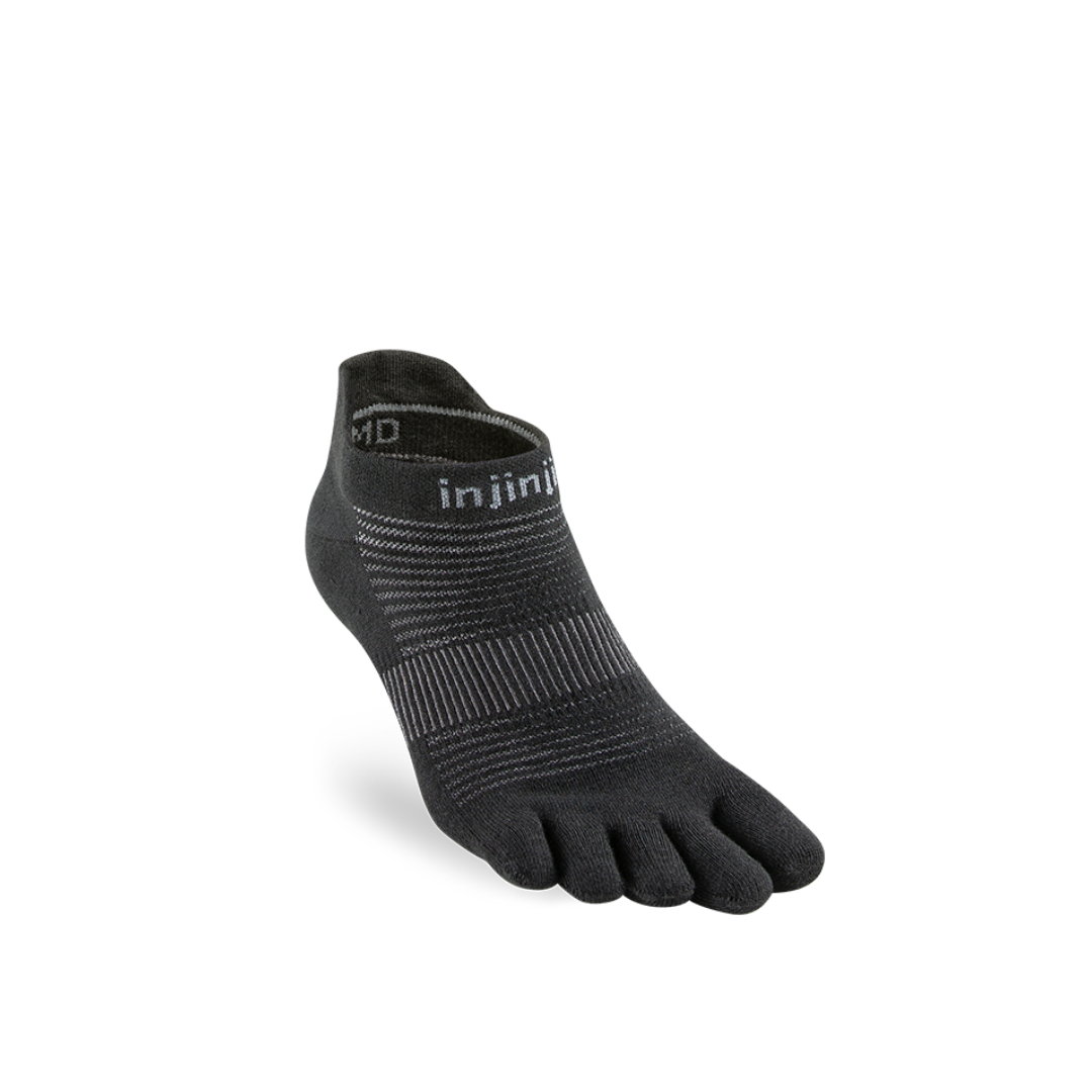 injinji Unisex's Unisex's Run Original Weight No-Show Socks (282110)