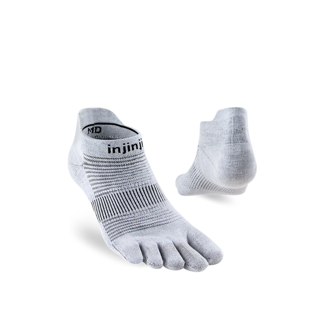 injinji Unisex's Unisex's Run Original Weight No-Show Socks (282110)