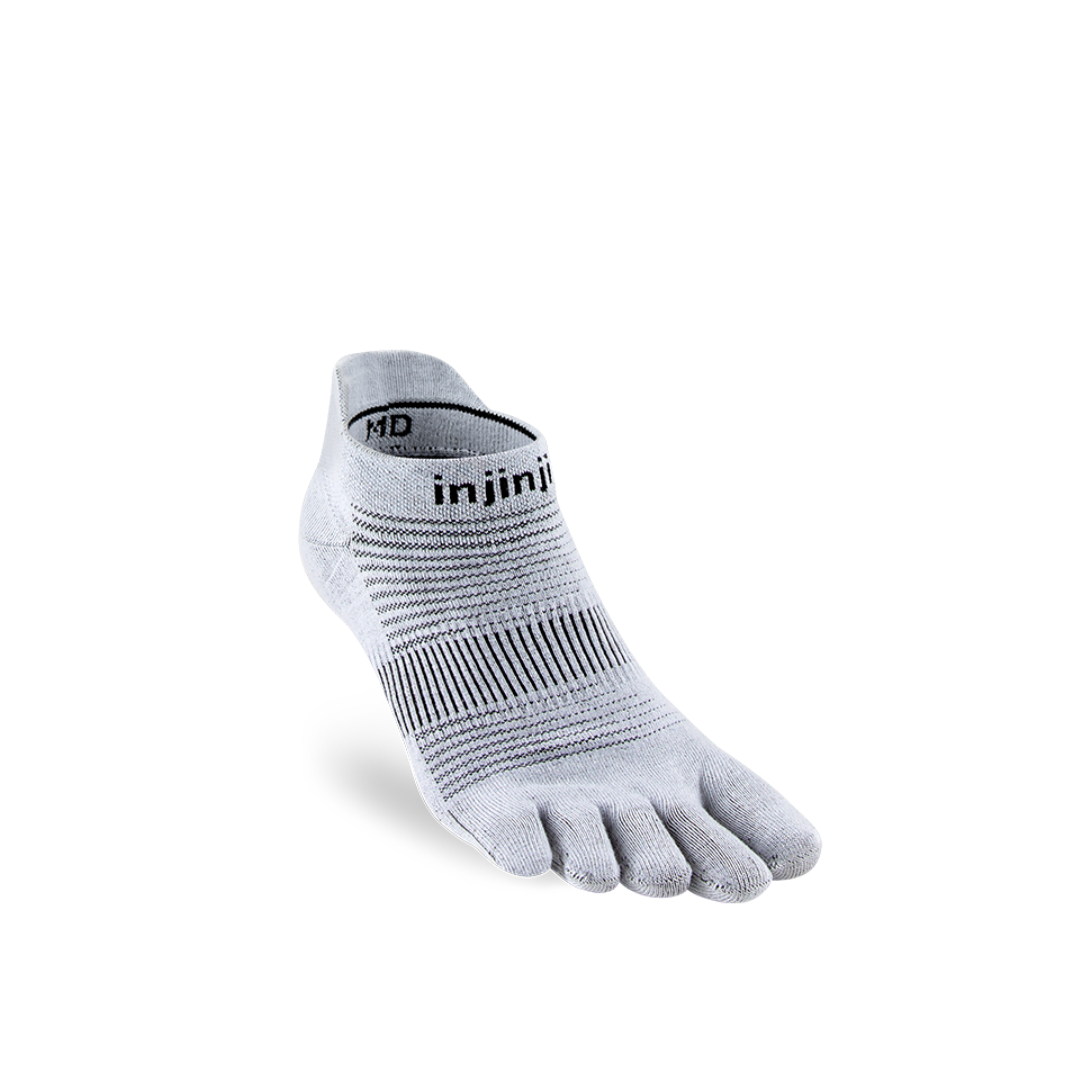 injinji Unisex's Unisex's Run Original Weight No-Show Socks (282110)