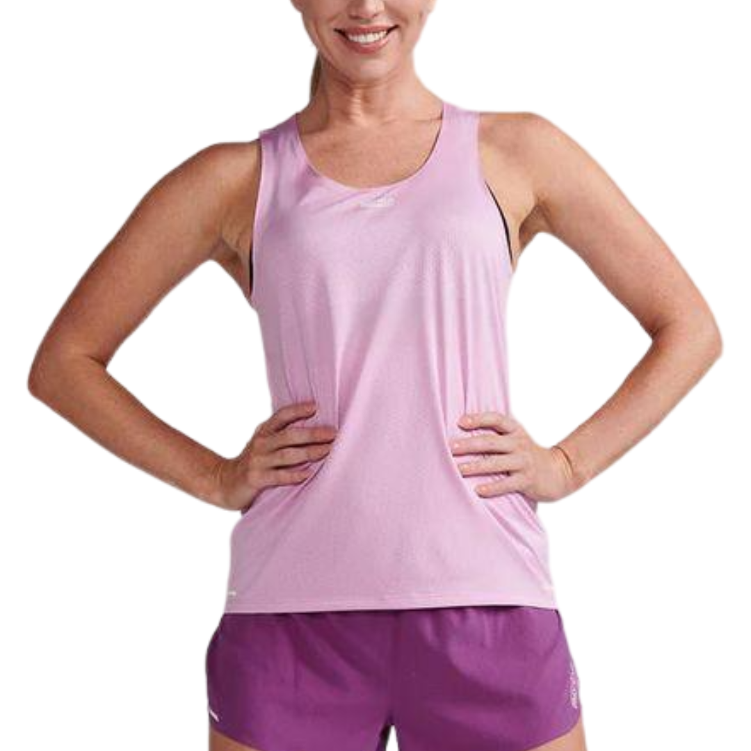 2XU Women's Light Speed Tech Singlet (PTP/WRF)