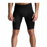 2XU - 2XU Men's Light Speed React Compression Shorts (Black/White Reflective) - Cam2 