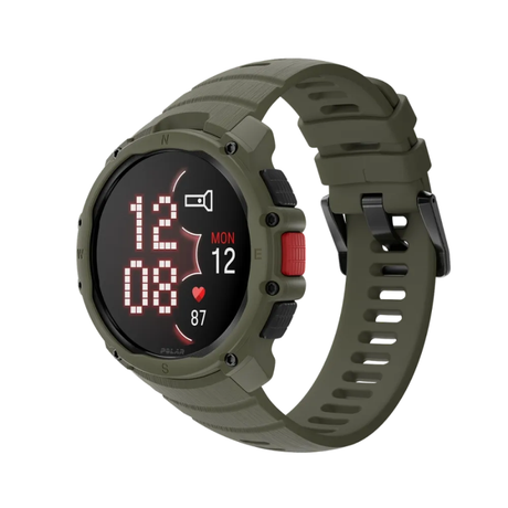 Polar - Polar Street X Premium Multisport Watch (Forest Green) - Cam2 