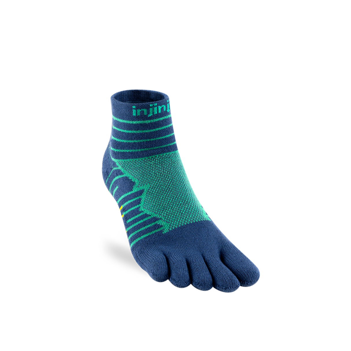 Injinji - injinji Unisex's Ultra Run Mini‑Crew Socks (401130) - Cam2 