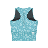 SAYSKY - SAYSKY Women's Flower Combat Crop Top - Cam2 