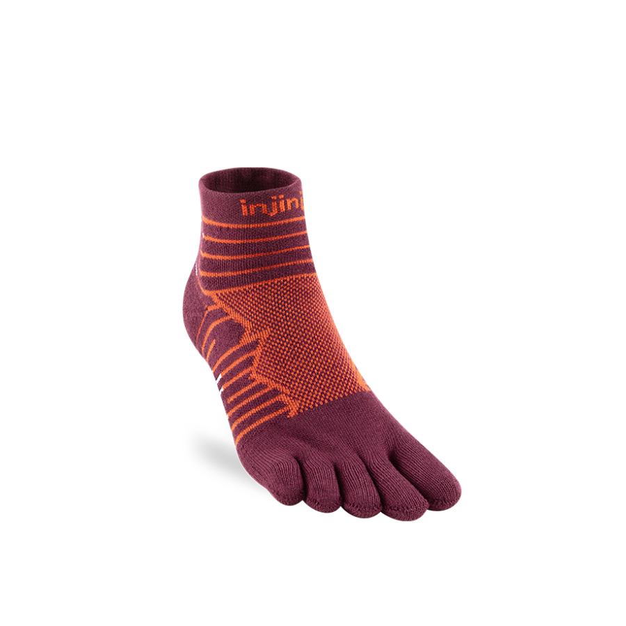 injinji Unisex's Ultra Run Mini‑Crew Socks (401130)