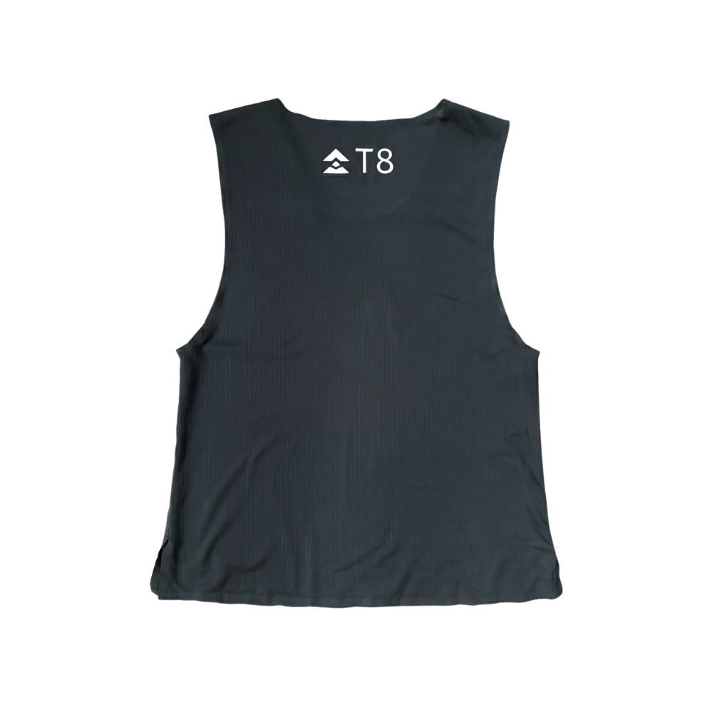 T8 Women's Trail Running Tank 2 (Black)
