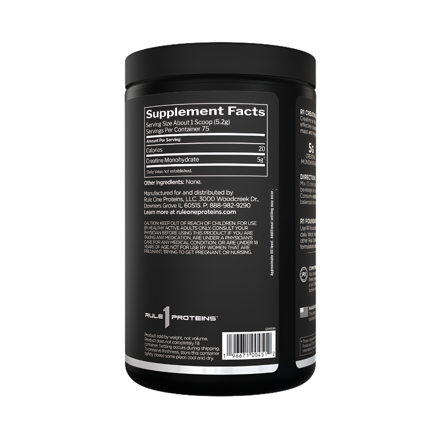 R1 - R1 Creatine Micronized Creatine (75 Servings) - Cam2 