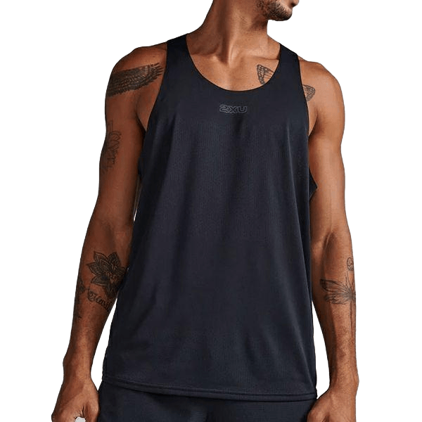 2XU Men's Light Speed Tech Singlet - Cam2