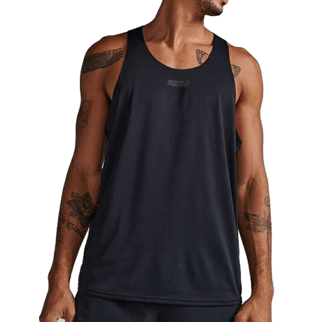 2XU Men's Light Speed Tech Singlet - Cam2