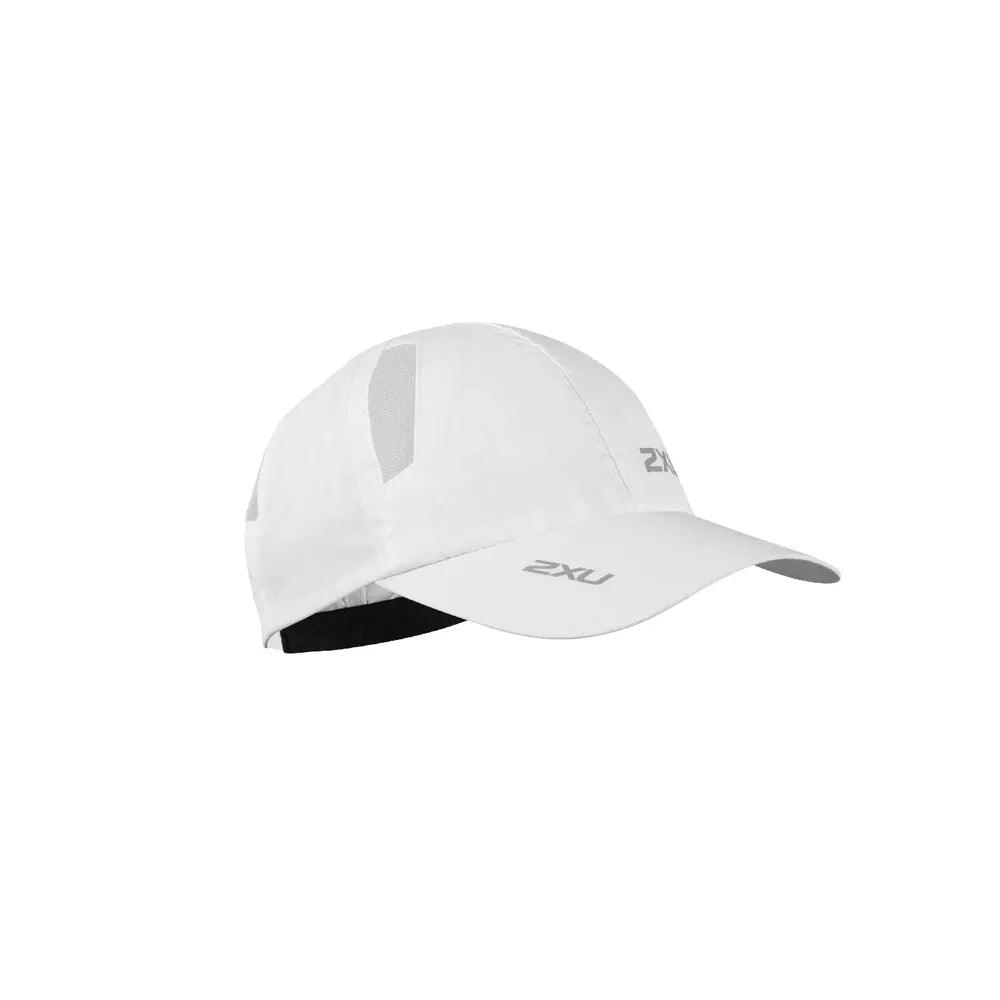 2XU Run Cap OSFA (White/ White) - Cam2