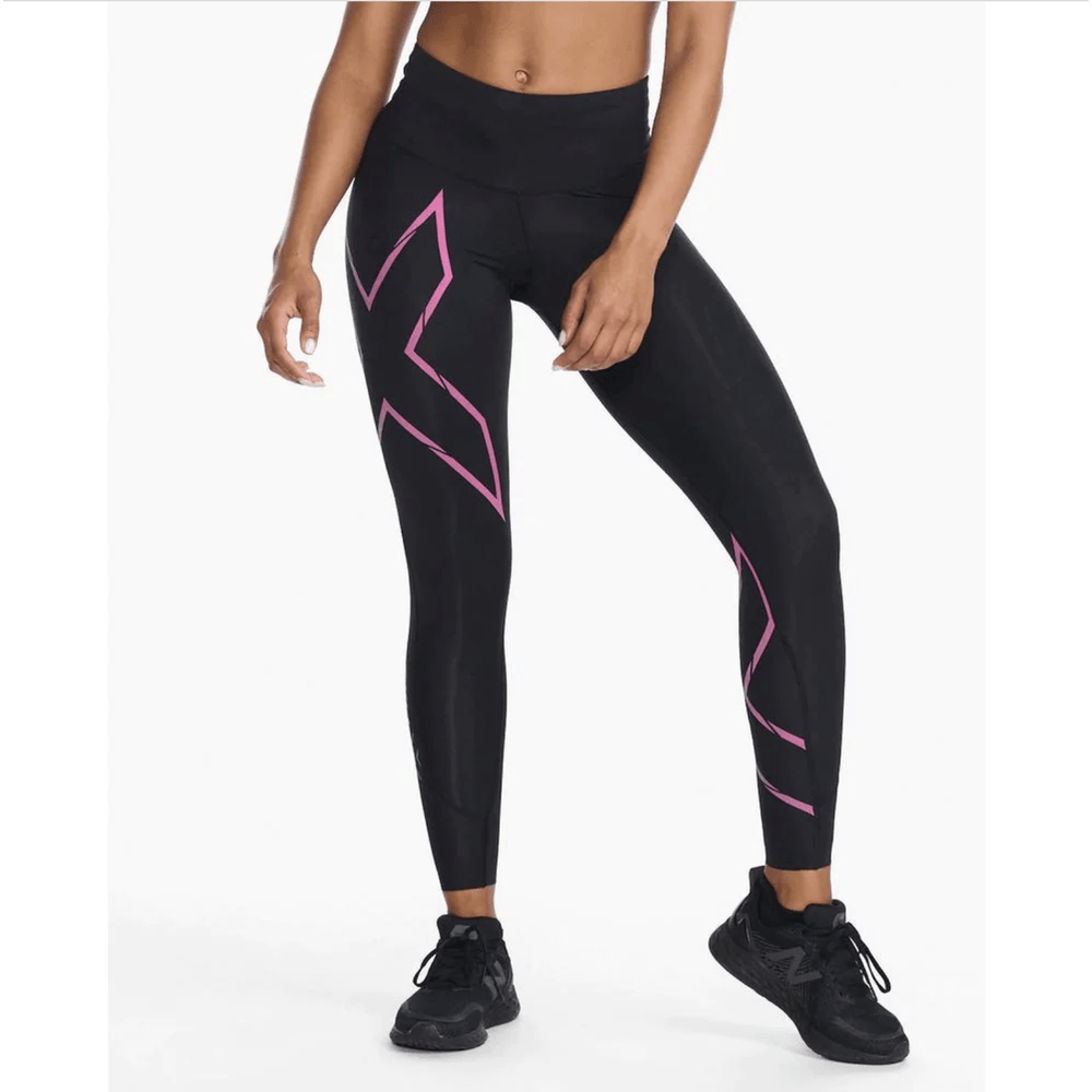 2XU Women's Light Speed Mid-Rise Compression Tights - Cam2