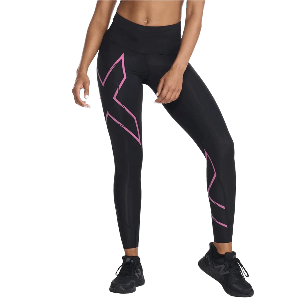 2XU Women's Light Speed Mid-Rise Compression Tights - Cam2