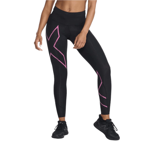 2XU Women's Light Speed Mid-Rise Compression Tights - Cam2