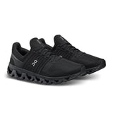 On Women's Cloudswift 3 AD Road Running Shoes (All Black) - Cam2