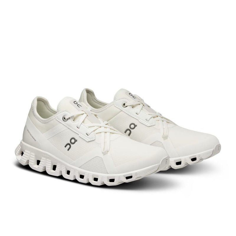On Women's Cloud X 3 AD Road Running Shoes (Undyed-White