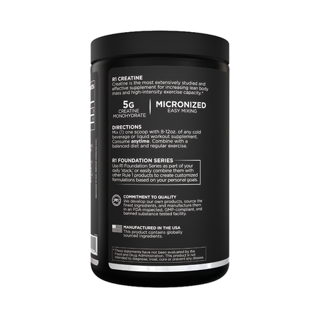 R1 - R1 Creatine Micronized Creatine (75 Servings) - Cam2 