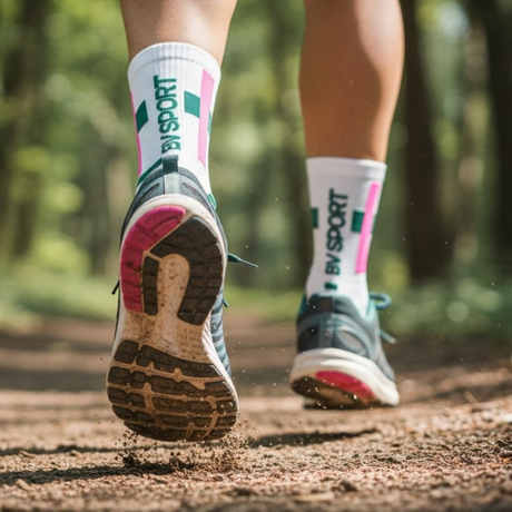 BV Sport - BV Sport Socquette Light Run "Haute" Socks (BALI) - Cam2 