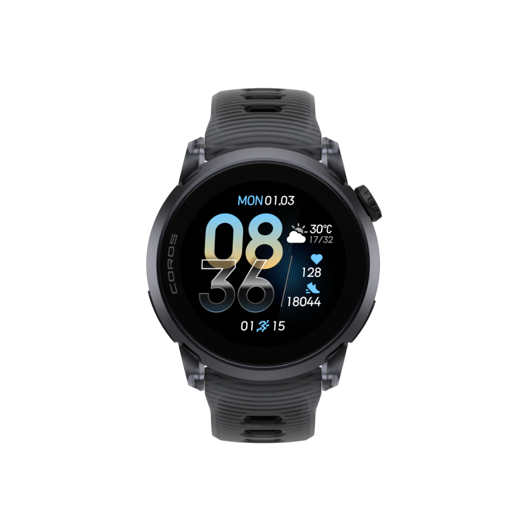 Coros - Coros Pace 4 Multisport Watch (Black Crystal Silicon Band) - Cam2 