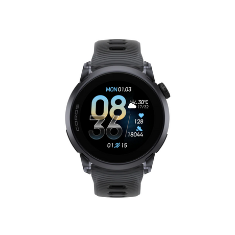 Coros - Coros Pace 4 Multisport Watch (Black Crystal Silicon Band) - Cam2 