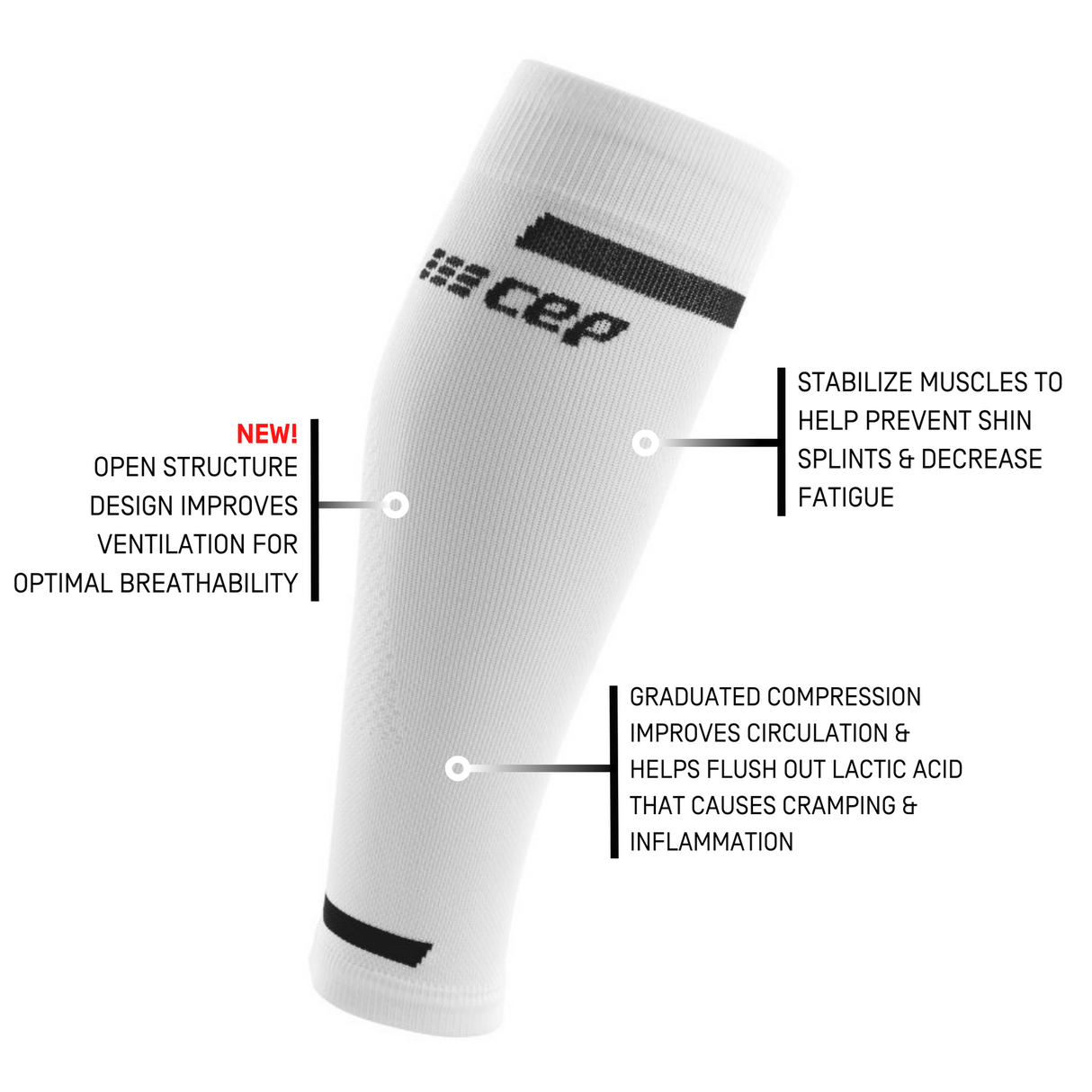 CEP - CEP Men's The Run Calf Sleeves 4.0 - Cam2 
