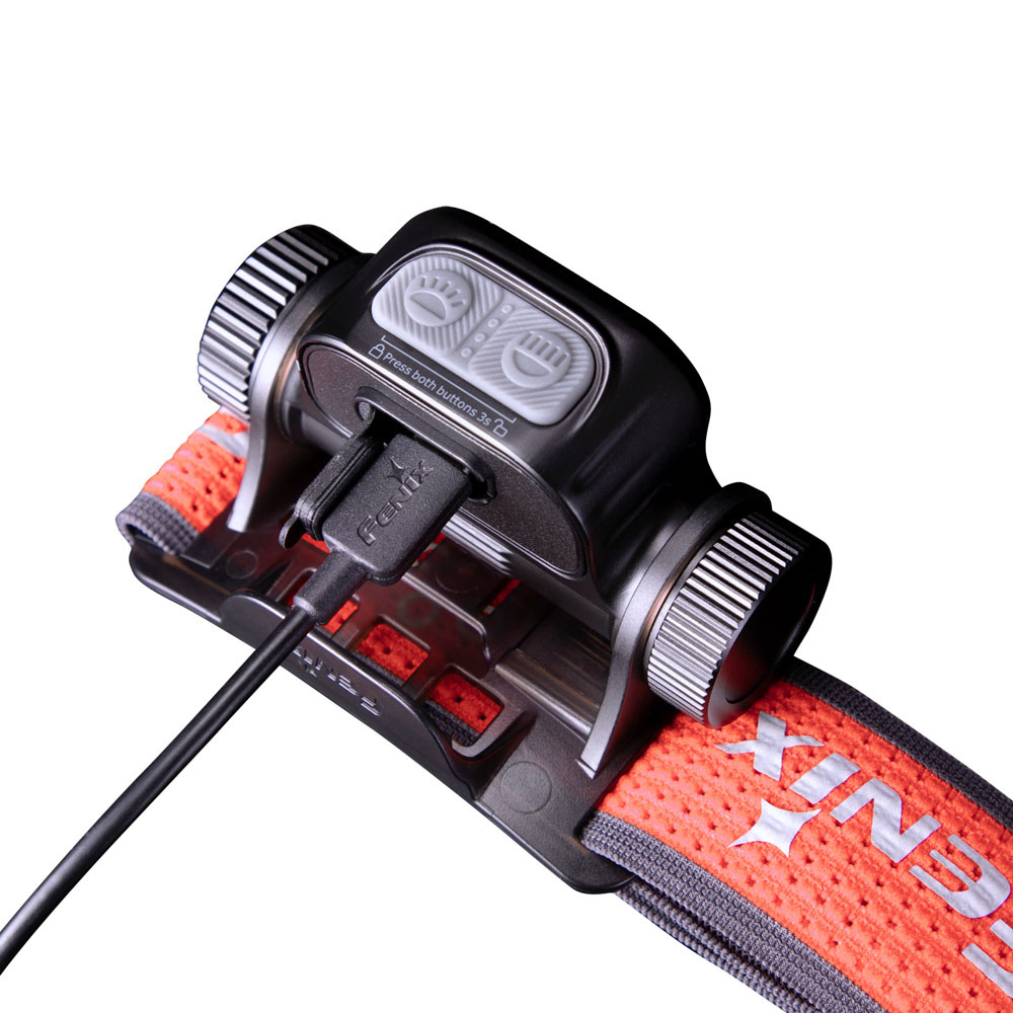 Fenix HM65R-T V2.0 USB LED Headlamp (Max 1600 Lumens) + E04R Kit