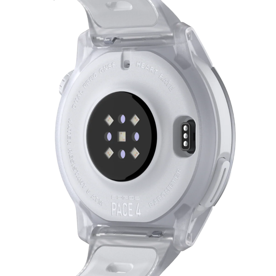 Coros Pace 4 Multisport Watch (Cloud White Silicon Band)