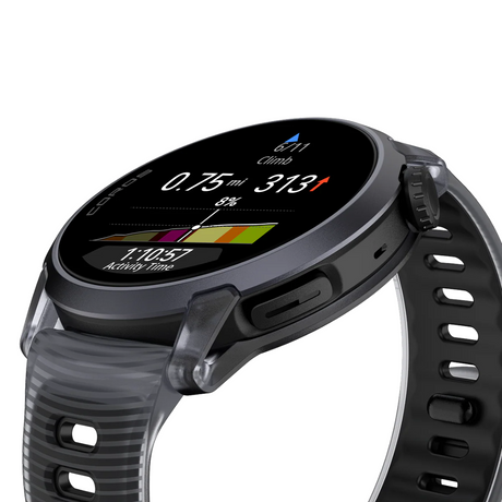 Coros - Coros Pace 4 Multisport Watch (Black Crystal Silicon Band) - Cam2 