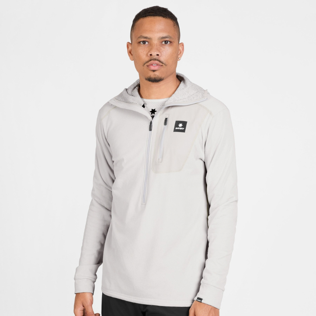 SAYSKY Men's Combat Half Zip Fleece Hoodie