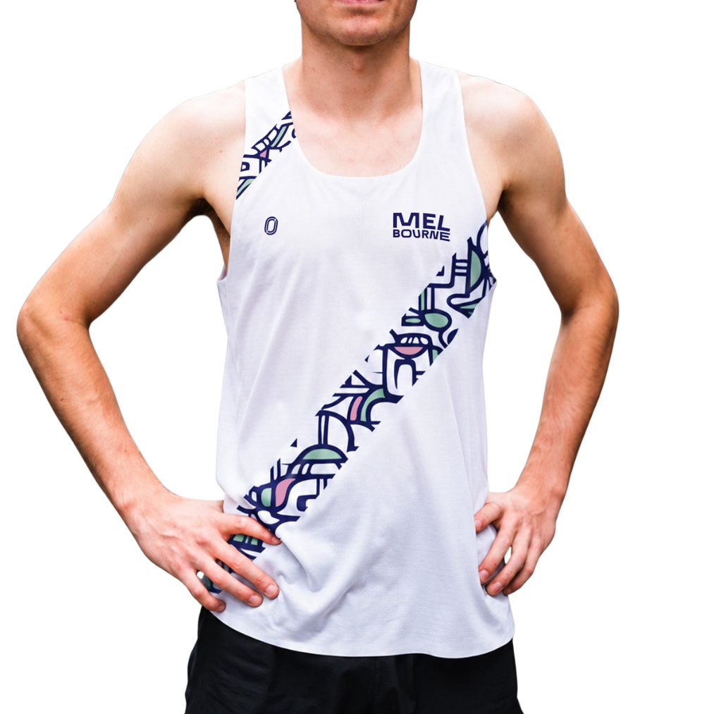 One Running Men's Victory Speed Tech Singlet - Melbourne 2026 (Limited Release)