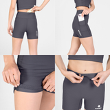 SAYSKY Women's Combat+ Rib Short Tights 4"