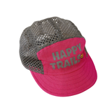 CACHALOT Unisex's Linen Mesh Jet Cap - Happy