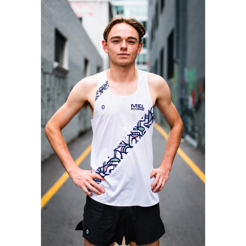 One Running Men's Victory Speed Tech Singlet - Melbourne 2026 (Limited Release)
