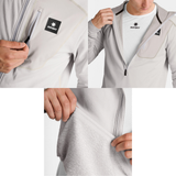 SAYSKY Men's Combat Half Zip Fleece Hoodie