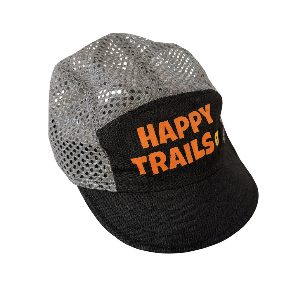 CACHALOT Unisex's Linen Mesh Jet Cap - Happy