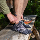 injinji Unisex's Ultra Run Mini‑Crew Wool Socks (401630)