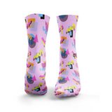 HEXXEE Women's 80'S Funk Running Socks