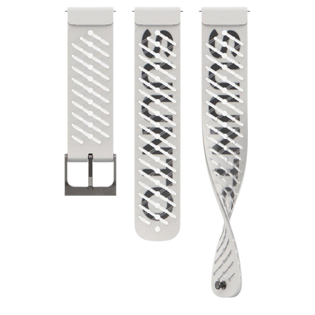 Suunto 22mm Athletic 5 Silicone Strap (Pearl White) SS050959000 - Cam2