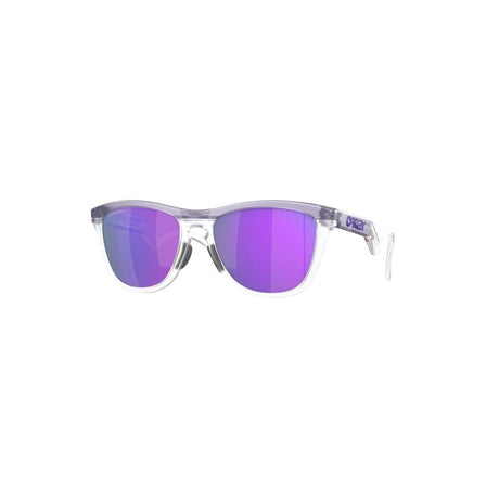 Oakley Frogskins Hybrid Sunglasses (Matte Trans Lilac/Clear/Prizm Violet) 0OO9289-928901 - Cam2